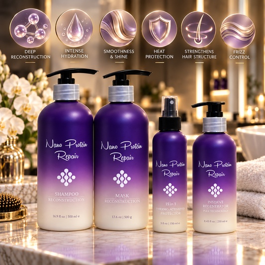 Nano Protein Repair Professional Reconstruction System — 4-Piece Set