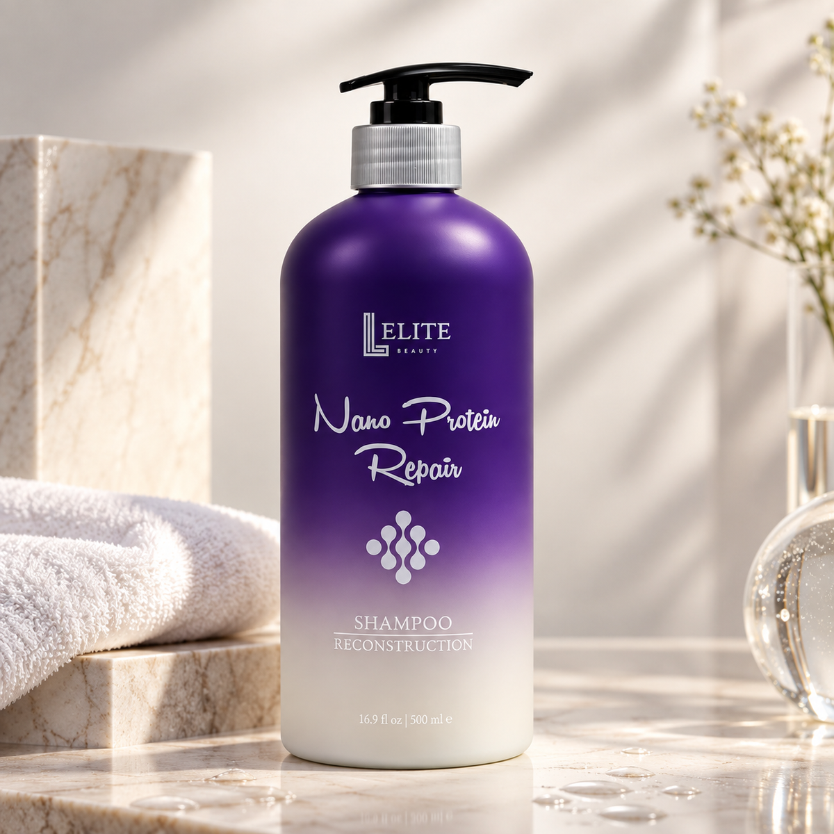 Nano Protein Repair Reconstruction Shampoo — 16.9 fl oz / 500 mL