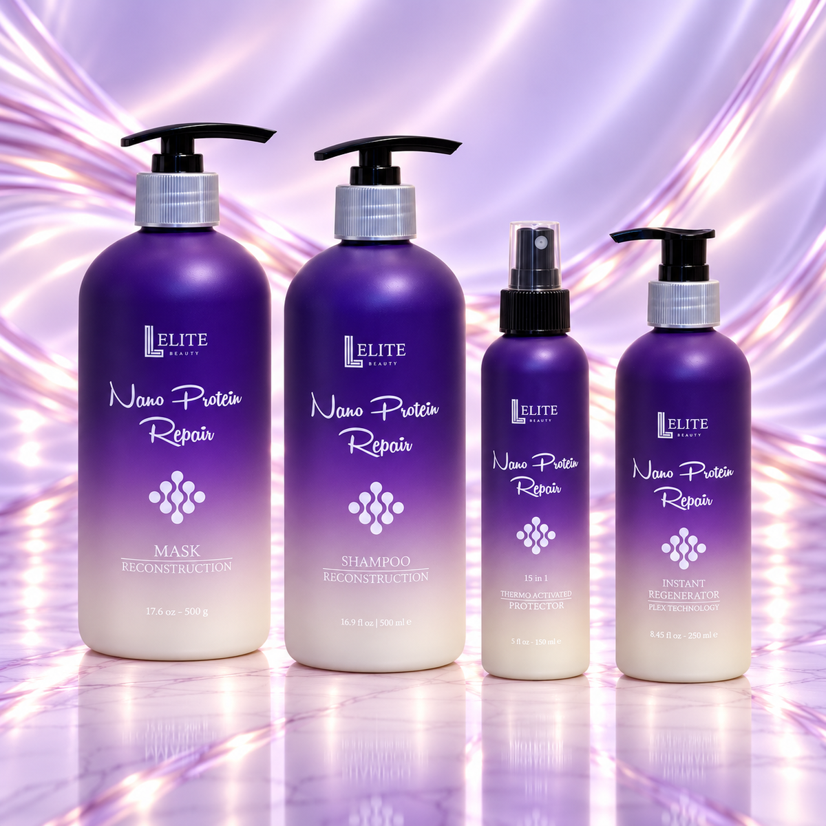 Nano Protein Repair Professional Reconstruction System — 4-Piece Set