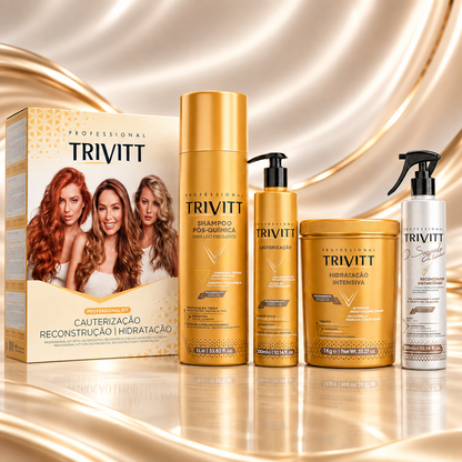 Trivitt Professional Hair Reconstruction & Cauterization Kit — 4-Piece Set